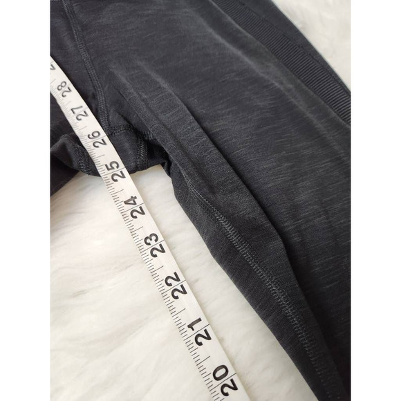 Under Armour Womens Compression Pants Black Mid Rise Pull On Workout Heathered S - Picture 5 of 6